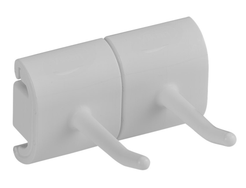 Hygienische Wandhalterung, Doppelhakenmodul, 82 mm