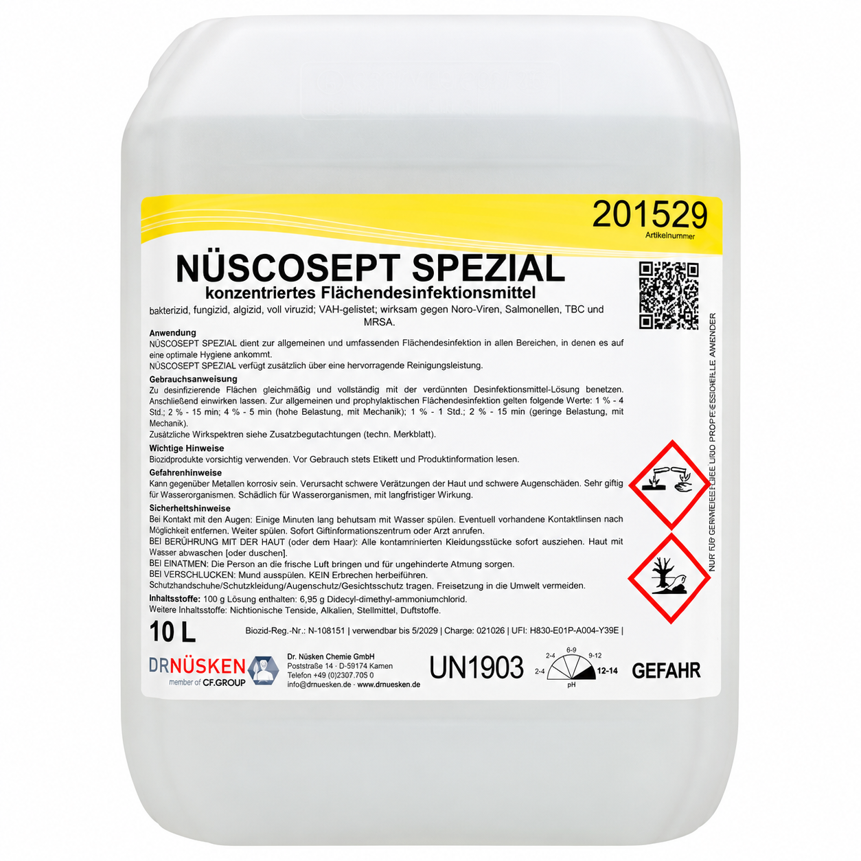 NÜSCOSEPT Spezial Flächendesinfektionsmittel-Konzentrat