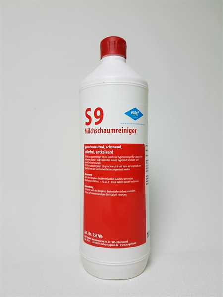 S9 Milchschaumreiniger 1 Liter