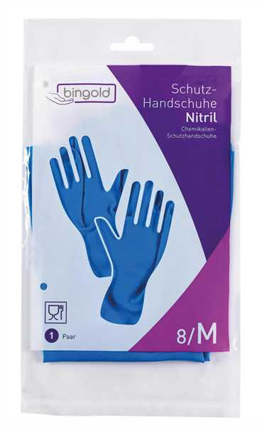 BINGOLD Schutzhandschuh Nitril blau