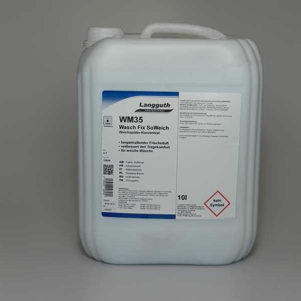 WM35 Weichspüler, Wasch Fix SoWeich 10 Liter